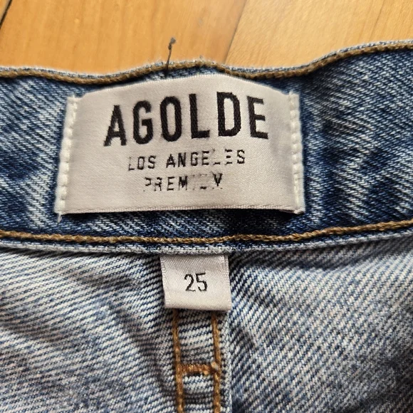Agolde Riley Cutoffs 100% Cotton - Picture 3 of 4